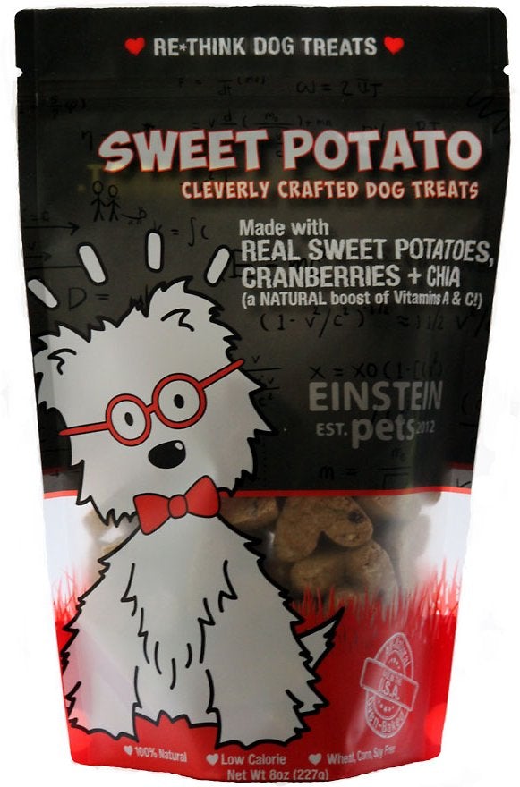 Einstein Pets Juniors Sweet Potato Chewy Dog Treats - 2 oz Bag  