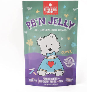 Einstein Pets PB'N Jelly Crunchy Dog Biscuits Treats - 6 Oz