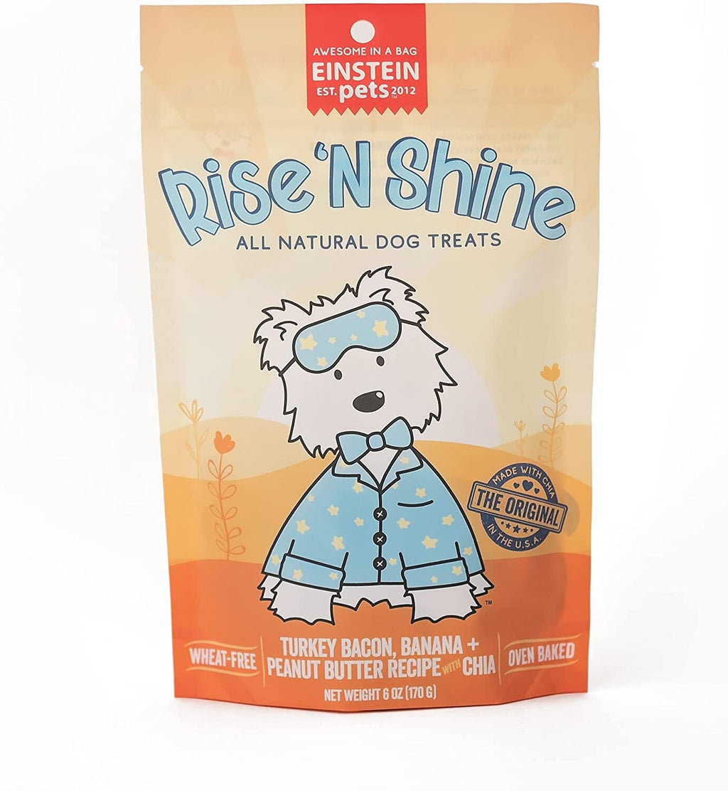 Einstein Pets Rise 'N Shine Crunchy Dog Biscuits Treats - 6 Oz  