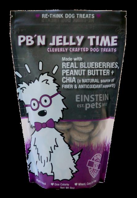 Einstein Pets Signature Treats PB'N Jelly Time Chewy Dog Treats - 8 oz Bag