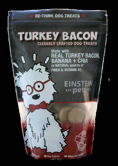 Einstein Pets Signature Treats Turkey Time Chewy Dog Treats - 8 oz Bag  