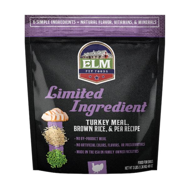 Elm Pet Foods Limited Ingredient Diet Turkey  Dry Dog Food - 28 lb Bag