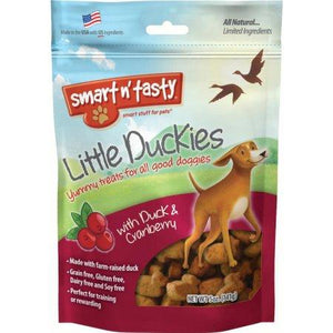 Emerald Pet Little Duckies for Small Dogs Cranberry Dog Treats - 5 oz Bag