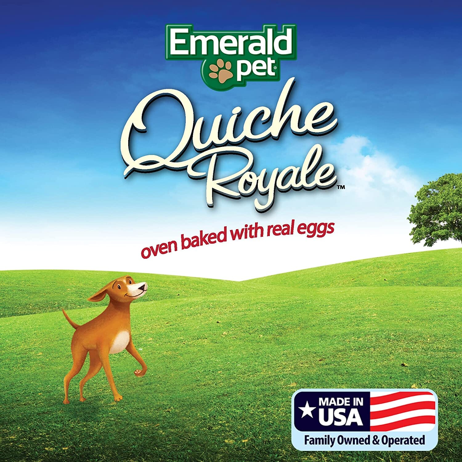 Emerald Pet Quiche Royale Garden Veggie Soft and Chewy Dog Treats - 6 Oz  