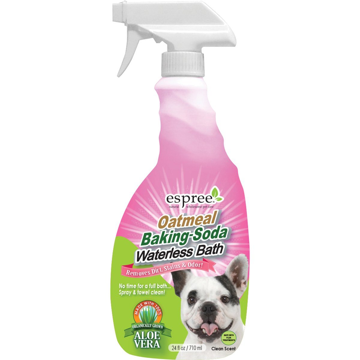 Espree Oatmeal Baking Soda Cat and Dog Waterless Bath Spray - 24 oz Bottle  