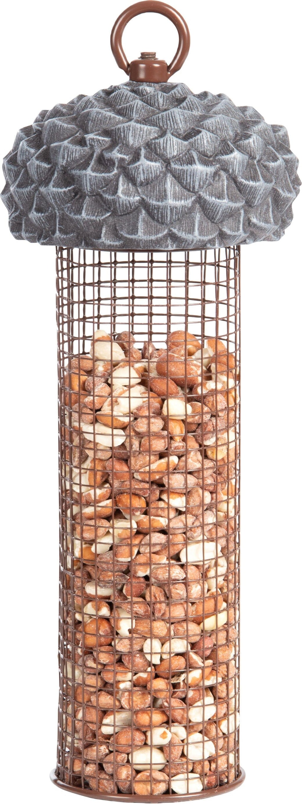 Esschert Design Acorn Nut Feeder for Wild Birds and Squirrels - 6 Oz Cap  