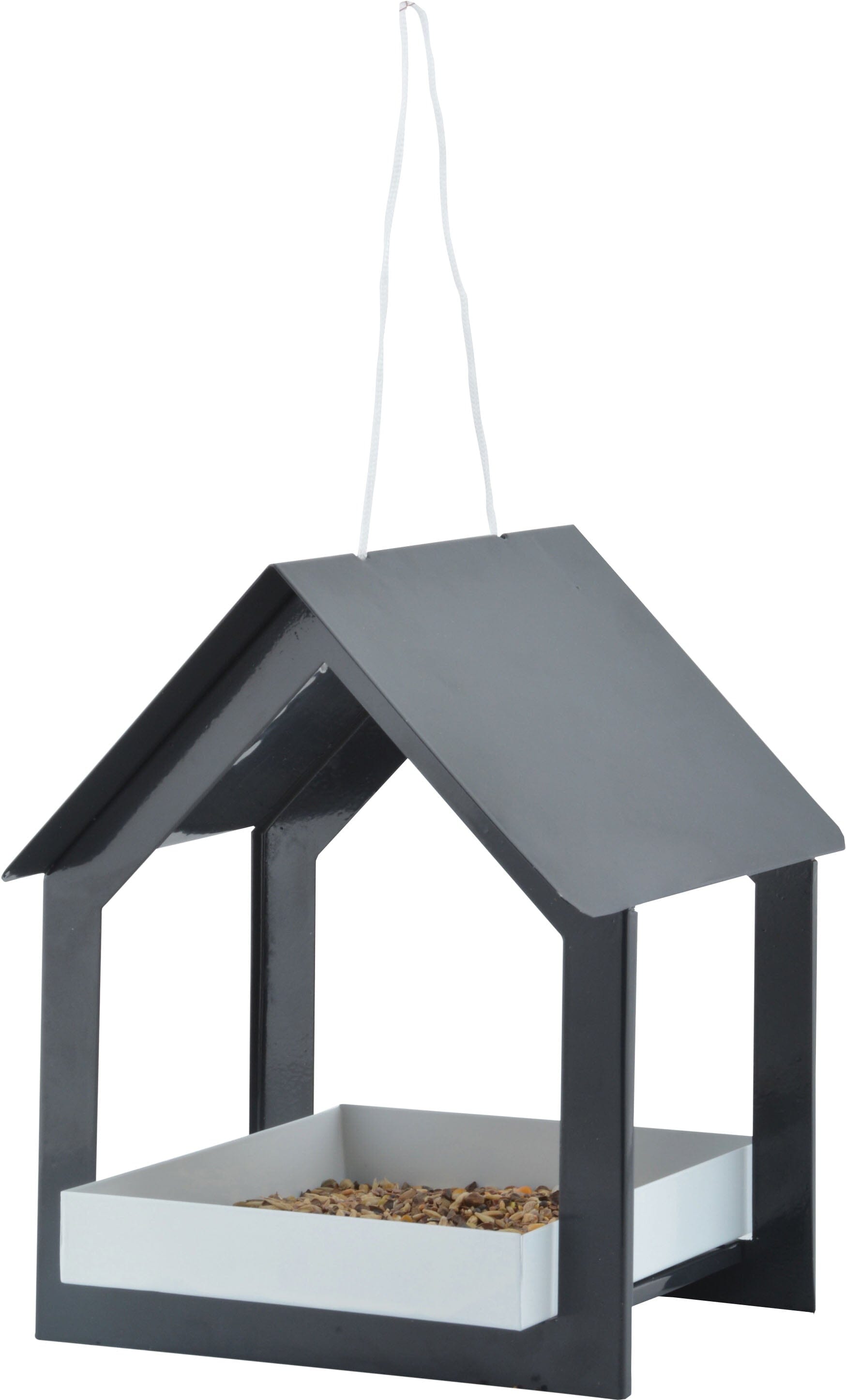 Esschert Design Anthracite Hanging House Wild Bird Feeder -  