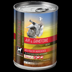 Essence Dog Air & Game Fowl Canned Dog Food - 12/13 oz Cans - Case of 1