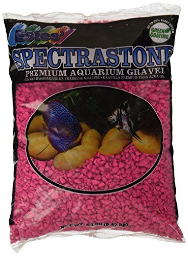 Estes PermaGlo Gravel - Pink - 5 lb - Pack of 5  