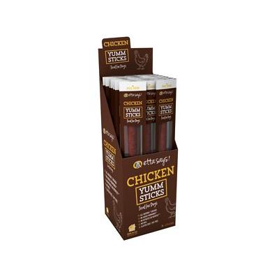 Etta Says Dog Jerky Treats Yummy Sticks Chicken - 24 Count - Case of 24  