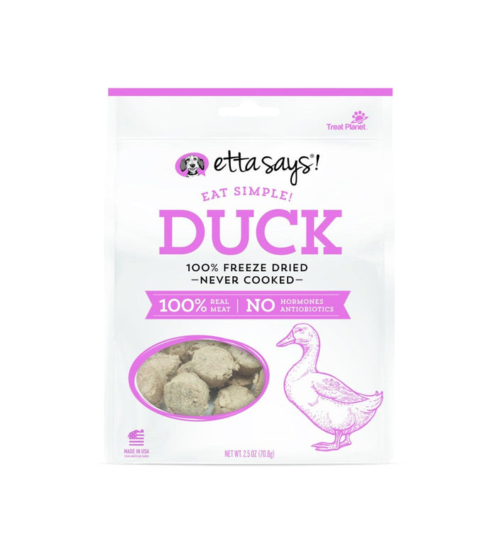 Etta Says Dog Treats Freeze-Dried Simple Duck - 2.5 Oz