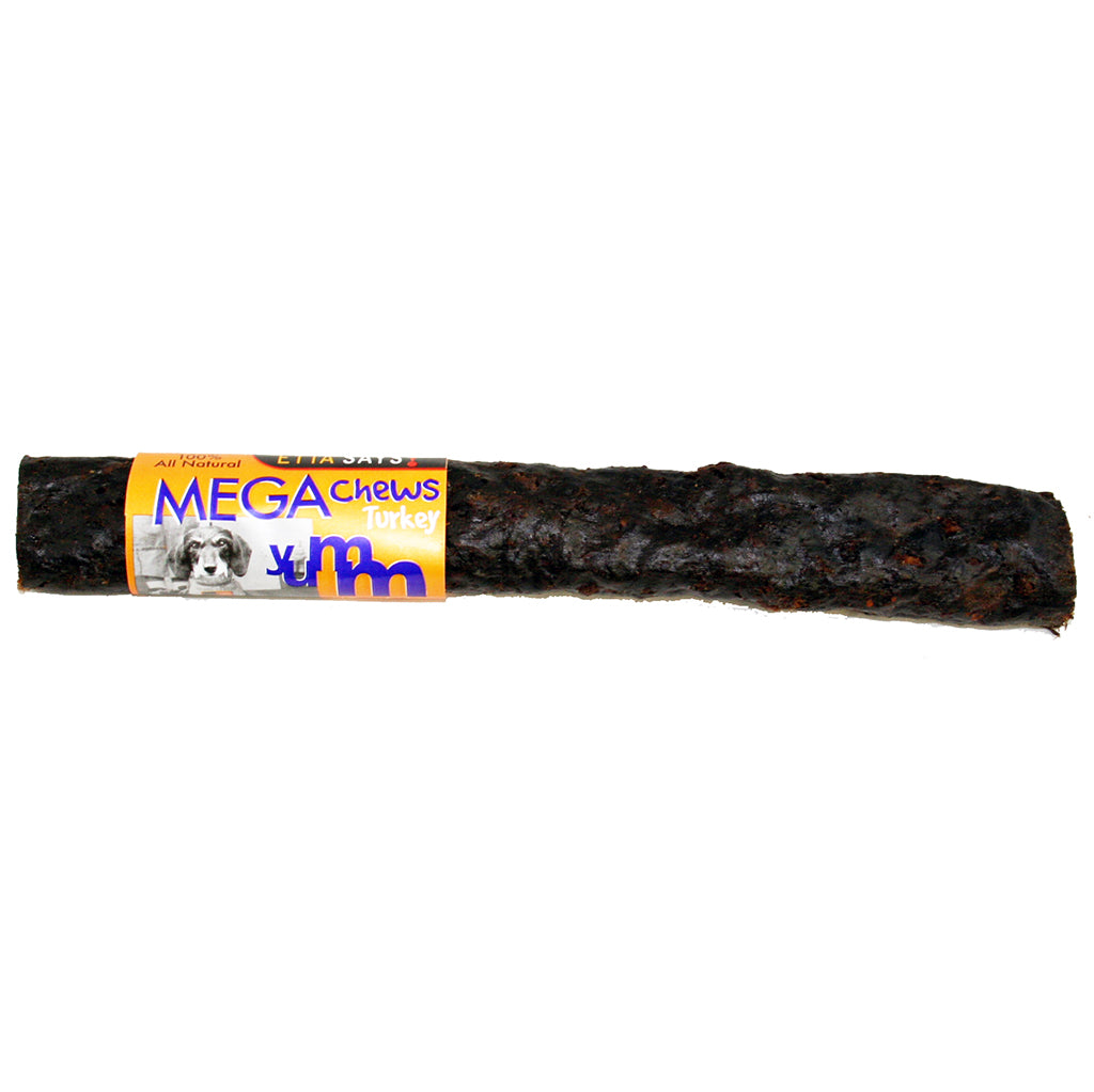 Etta Says Dog Treats Mega Chew Buffalo - 10 Inches - 18 Count  