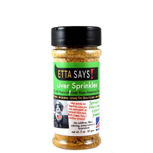 Etta Says Dog Treats Natural Liver Sprinkles - 3 Oz