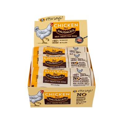 Etta Says Dog Treats Sausage Link Chicken - 1.25 Oz - Case of 12  