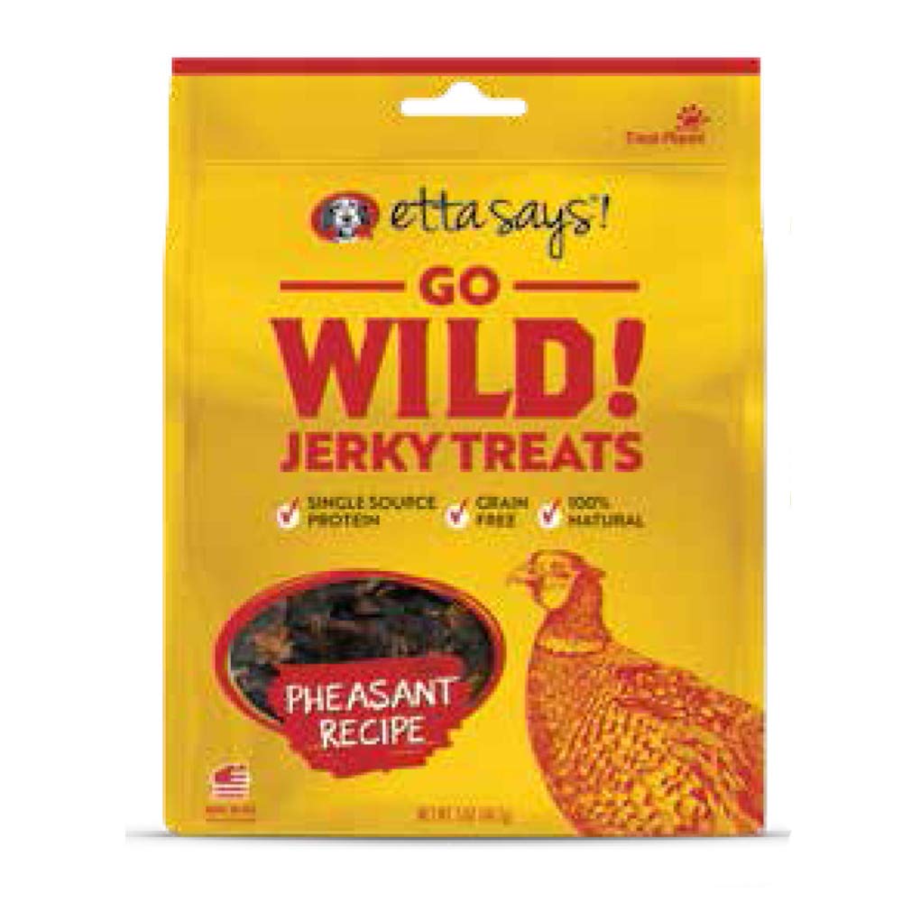 Etta Says Dog Wild Jerky Treats Pheasant - 5 Oz  