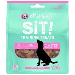 Etta Says Sit Training Dog Treats Bacon - 6 Oz