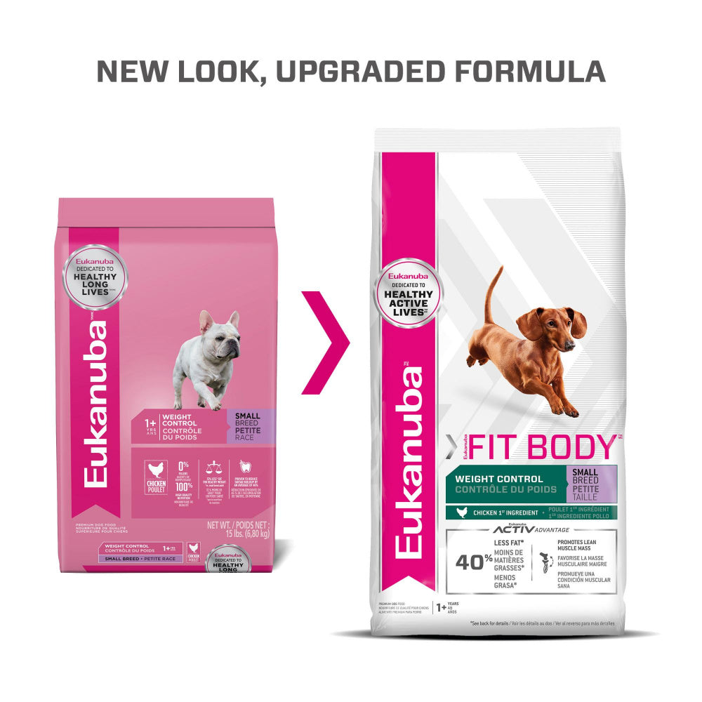 Eukanuba Fit Body Weight Control Small Breed Dry Dog Food  