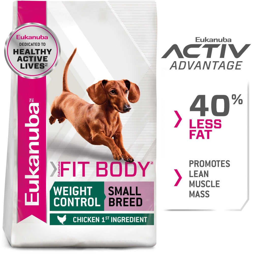 Eukanuba Fit Body Weight Control Small Breed Dry Dog Food  