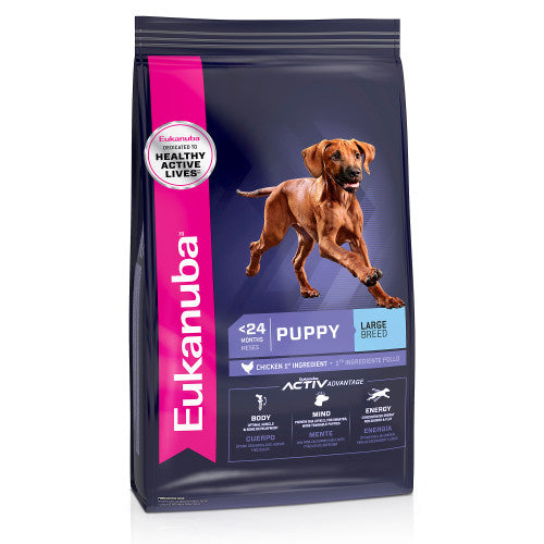 Eukanuba Large Breed Puppy Chicken Formula Dry Dog Food  