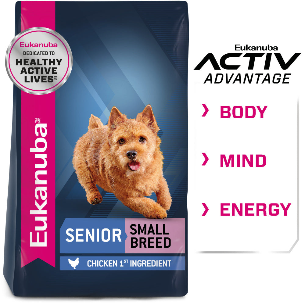 Eukanuba Small Breed Senior Chicken Formula Dry Dog Food  