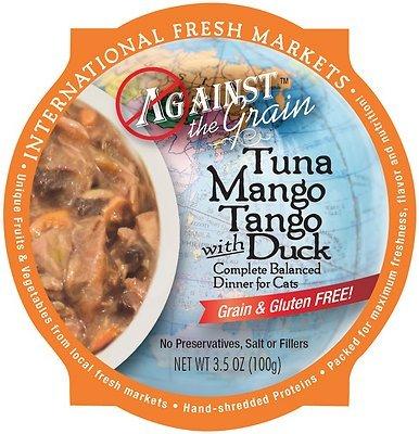 Evanger's 'Against the Grain' Grain Free Tuna Mango Tango with Duck Canned Cat Food - 2...