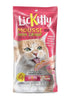 Evanger's Against The Grain LickKitty Mousse Squeezies Treats for Cats - 0.5 Oz Pouches - 4 Pack  