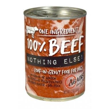 Evanger's 'Against the Grain' Nothing Else Beef Canned Dog Food - 11 oz Cans - Case of 12  