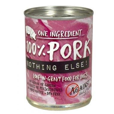 Evanger's 'Against the Grain' Nothing Else Pork Canned Dog Food - 11 oz Cans - Case of 12  