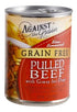 Evanger's 'Against the Grain' Shredded Meat Hand Pulled Beef Canned Dog Food - 12 oz Cans - Case of 12  