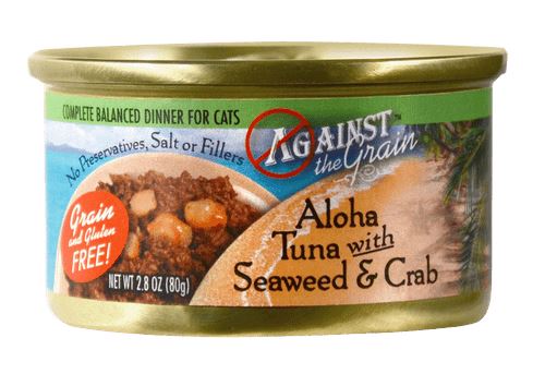 Evanger's Aloha Tuna with Seaweed & Crab Dinner Canned Cat Food - 2.8 Oz - Case of 24  