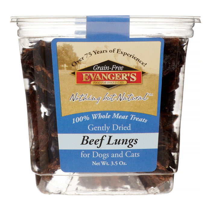 Evanger's Beef Lung Freeze-Dried Treats for Dogs and Cats - 3.5 oz Bag