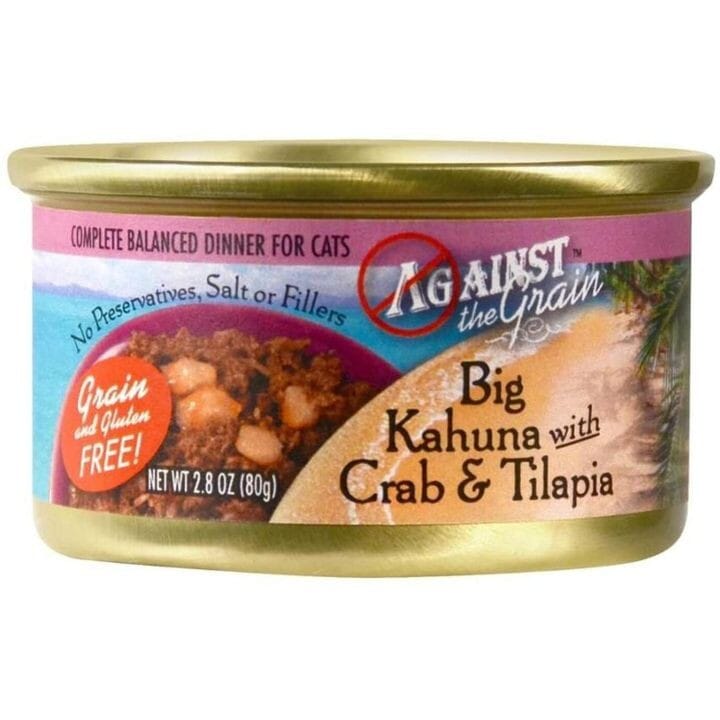 Evanger's Big Kahuna with Crab & Tilapia Dinner Canned Cat Food - 2.8 Oz - Case of 24  