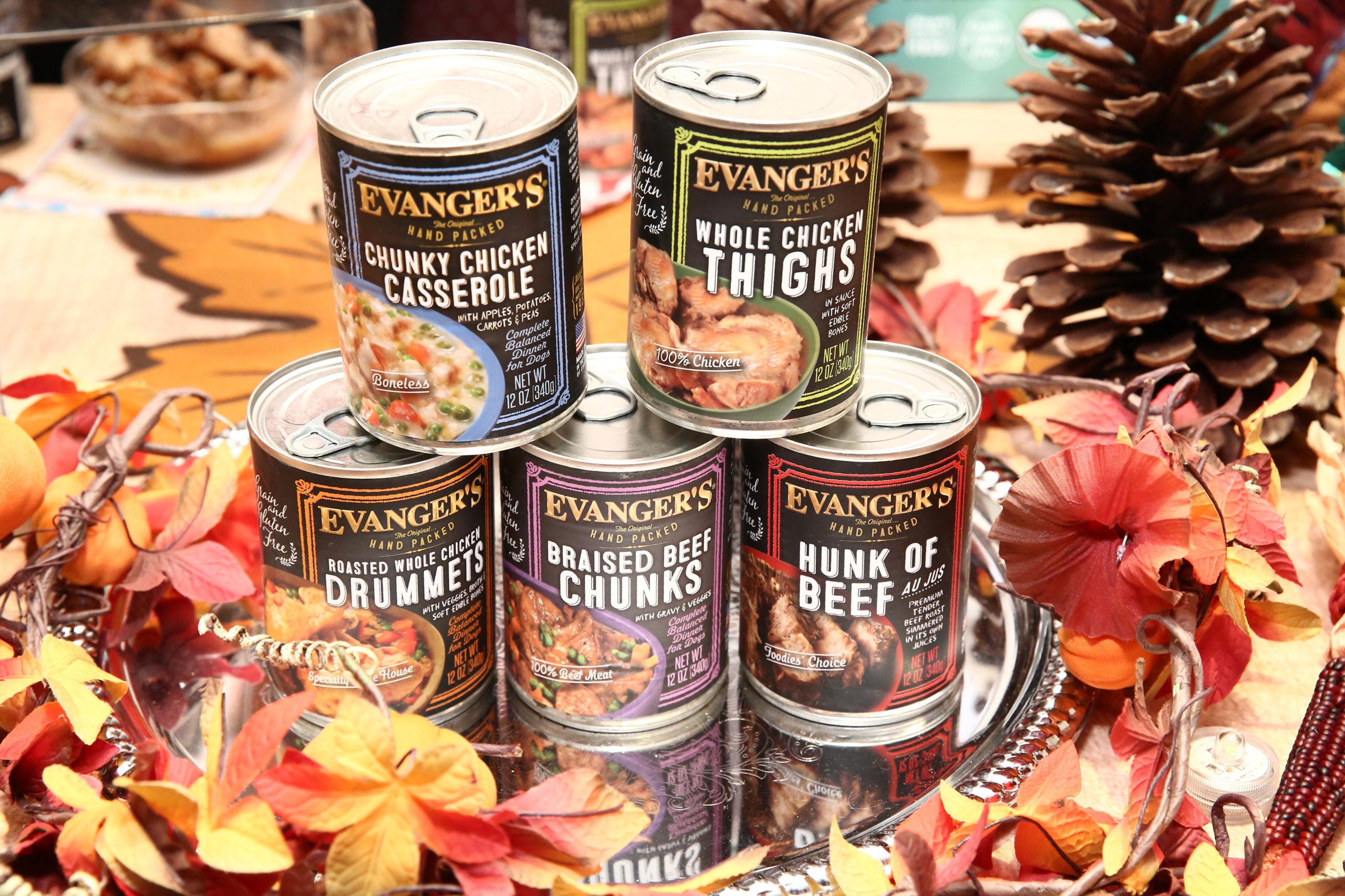 Evanger's Chunky Chicken Casserole Hand Packed Canned Dog Food - 13 oz Cans - Case of 12  