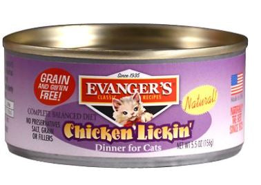 Evanger's Classic Chicken Licken' Canned Cat Food - 5.5 oz Cans - Case of 24