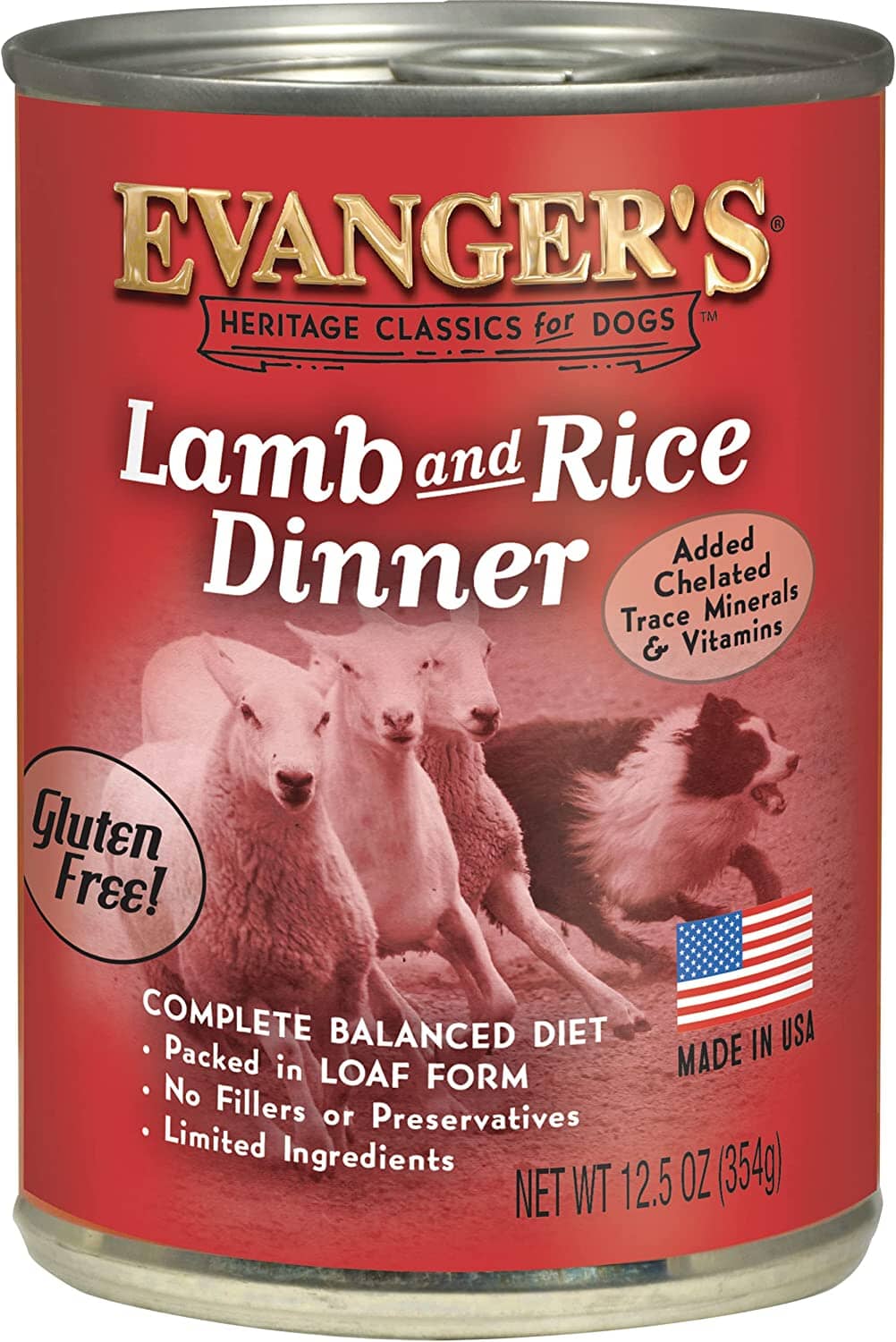 Evanger's Complete Classic Lamb & Rice Dinner Canned Dog Food - 12.8 Oz - Case of 12  