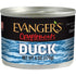 Evanger's Grain Free Duck Canned Dog and Cat Food - 6 oz Cans - Case of 24  