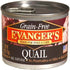 Evanger's Grain-Free Quail Canned Cat and Dog Food - 6 Oz - Case of 24  