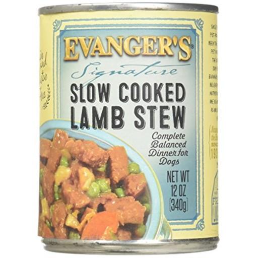 Evanger's Lamb Stew Signature Canned Dog Food - 12 oz Cans - Case of 12  