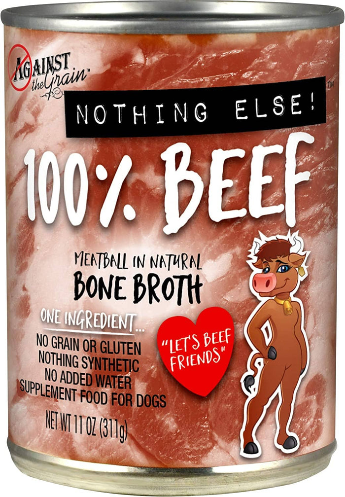 Evanger's Nothing Else- One Ingredient Beef Canned Dog Food - 11 Oz - Case of 12