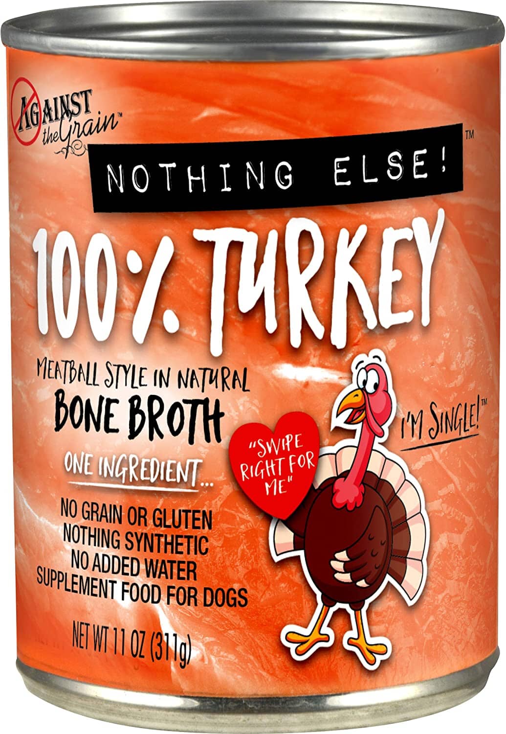 Evanger's Nothing Else- One Ingredient Turkey Canned Dog Food - 11 Oz - Case of 12  