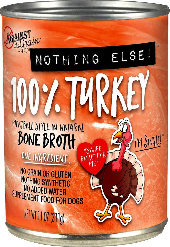 Evanger's Nothing Else- One Ingredient Turkey Canned Dog Food - 11 Oz - Case of 12