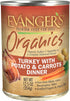 Evanger's Organics Turkey with Potato & Carrots Dinner Canned Dog Food - 12.8 Oz - Case of 12  