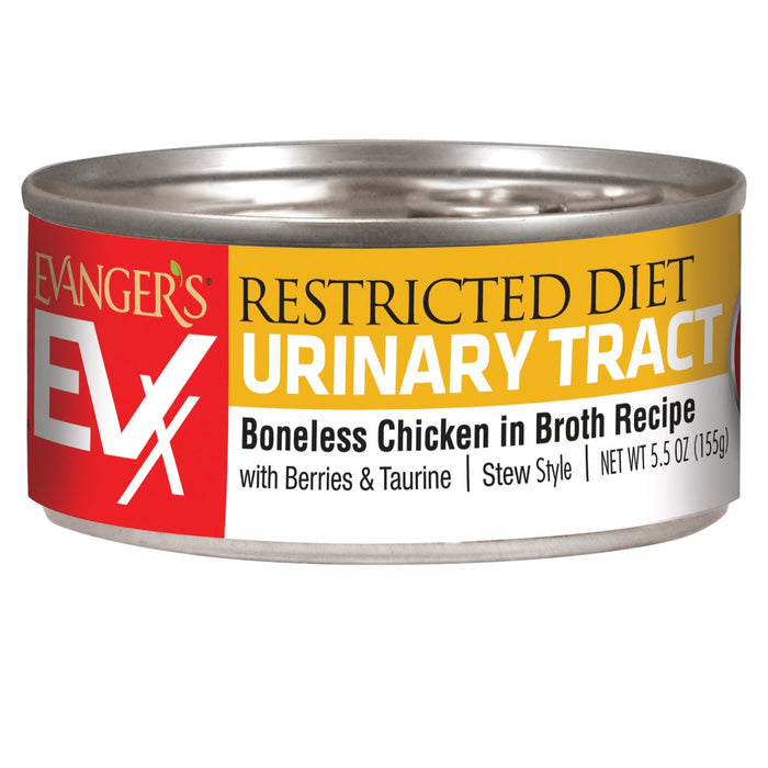 Evanger's Restricted Diet Urinary Tract Boneless Chicken for Cats Canned Cat Food - 5.5...
