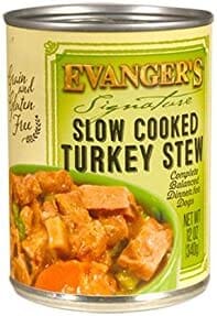 Evanger's Signature Series Slow Cooked Turkey Stew Canned Dog Food - 12 Oz - Case of 12  