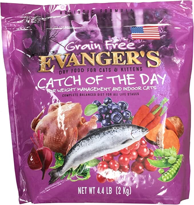 Evanger's Super Premium Catch of the Day Dry Cat Food Dry Cat Food - 4.4 Lbs  