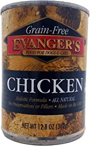 Evanger's Super Premium Chicken Dinner Canned Dog Food - 12.8 Oz - Case of 12  