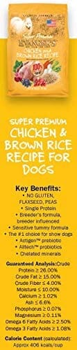 Evanger's Super Premium Chicken with Brown Rice Dry Dog Food - 4.4 Lbs  