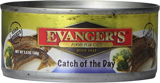 Evanger's Whole Uncut Sardine Dinner Canned Cat Food - 5.5 Oz - Case of 24  