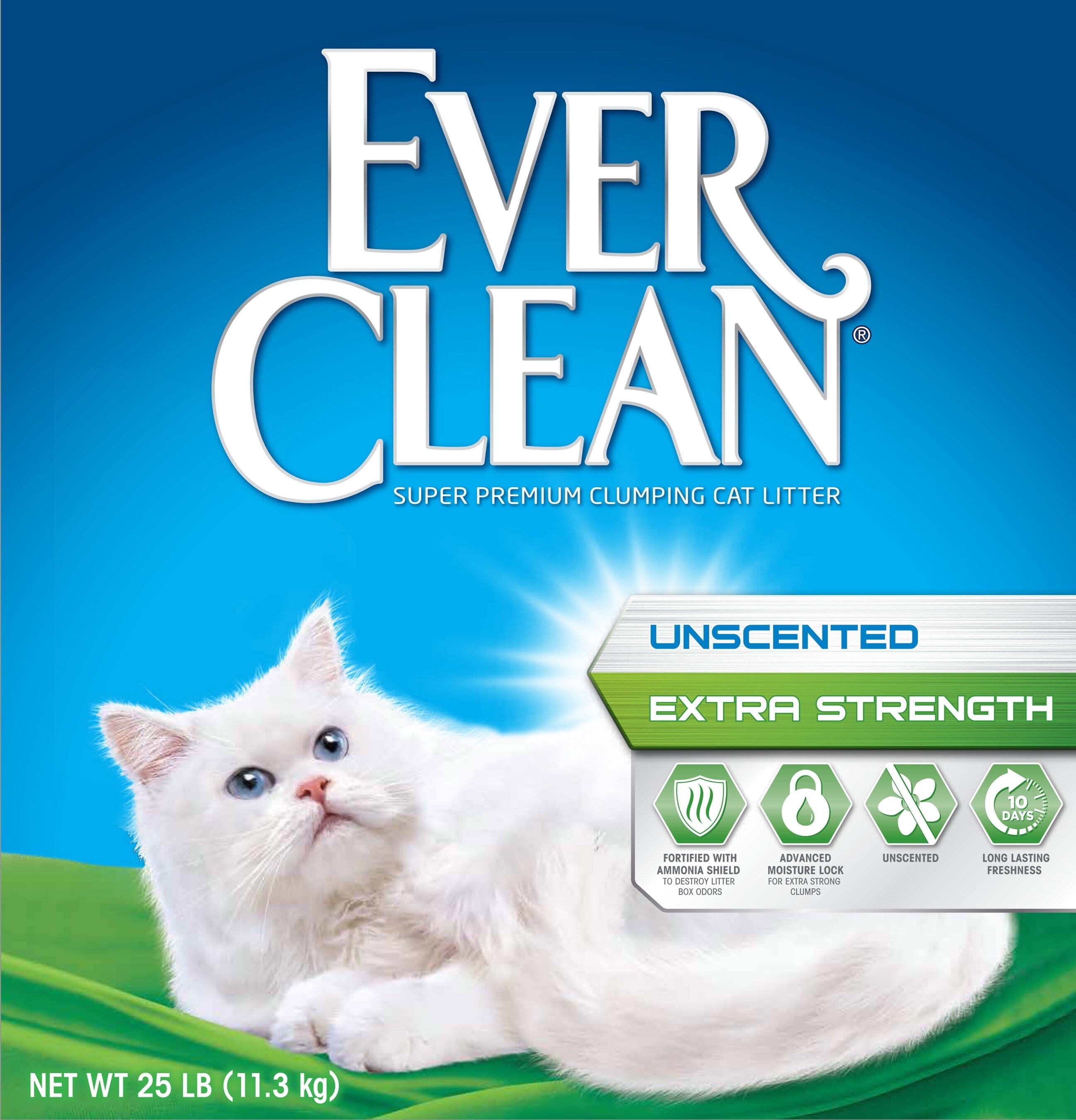 Ever Clean Extra Strength Clumping Cat Litter - Unscented - 25 Lbs  