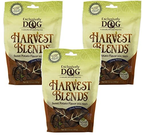 Exclusively Dog Harvest Blends Soft and Chewy Dog Treats - Sweet Potato - 7 Oz  